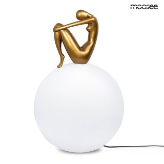 Moosee MOOSEE lampa stołowa UOMO 35 złota