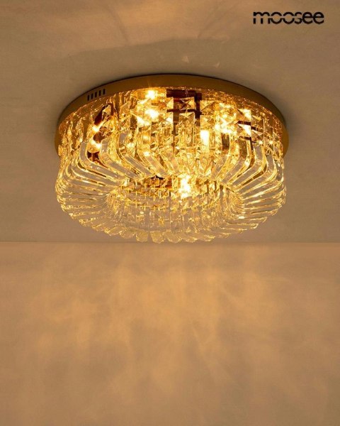 Moosee MOOSEE lampa sufitowa / plafon BALUNA 80 złota