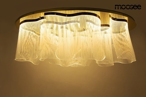 Moosee MOOSEE lampa sufitowa / plafon FIREFLY 180 złota