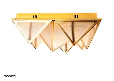 Moosee MOOSEE lampa sufitowa / plafon PYRAMIDS złota