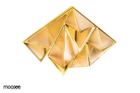 Moosee MOOSEE lampa sufitowa / plafon PYRAMIDS złota