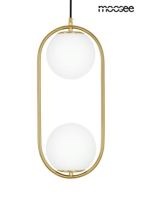 Moosee MOOSEE lampa wisząca AURELIA TWIN złota