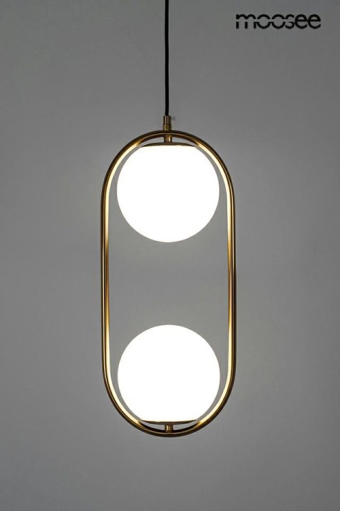 Moosee MOOSEE lampa wisząca AURELIA TWIN złota