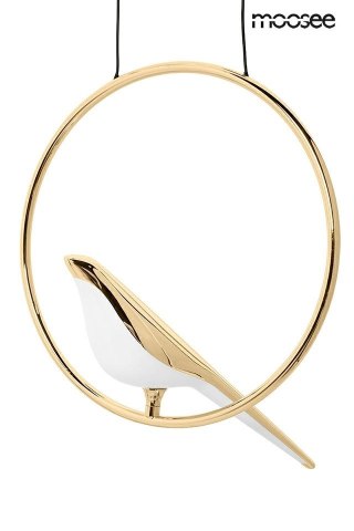 Moosee MOOSEE lampa wisząca BIRD DISC złota