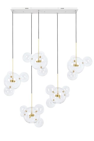 Moosee MOOSEE lampa wisząca CAPRI LINE 5 złota