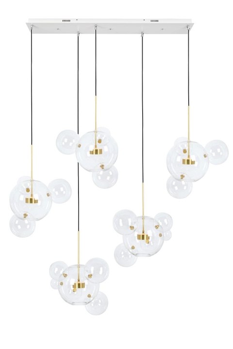 Moosee MOOSEE lampa wisząca CAPRI LINE 5 złota