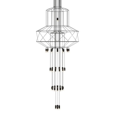Moosee MOOSEE lampa wisząca FLUSSO 43 czarna