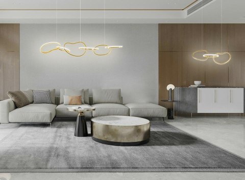 Moosee MOOSEE lampa wisząca JAZZ 3 złota