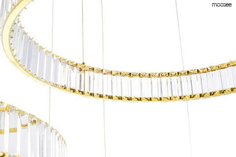 Moosee MOOSEE lampa wisząca LIBERTY 3B złota