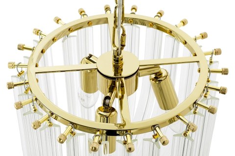 Moosee MOOSEE lampa wisząca MURANO L złota