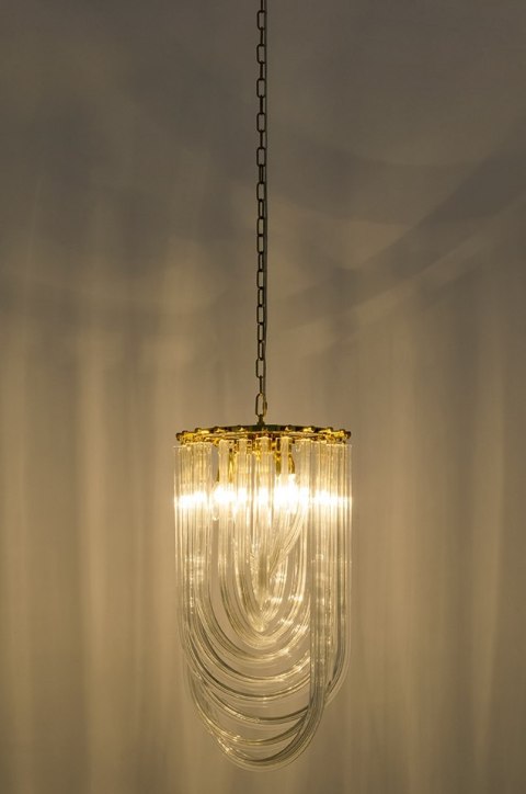 Moosee MOOSEE lampa wisząca MURANO L złota