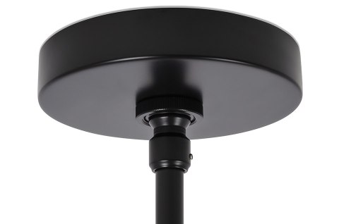 Moosee MOOSEE lampa wisząca PLANETARIO 15 czarna - klosze dymione