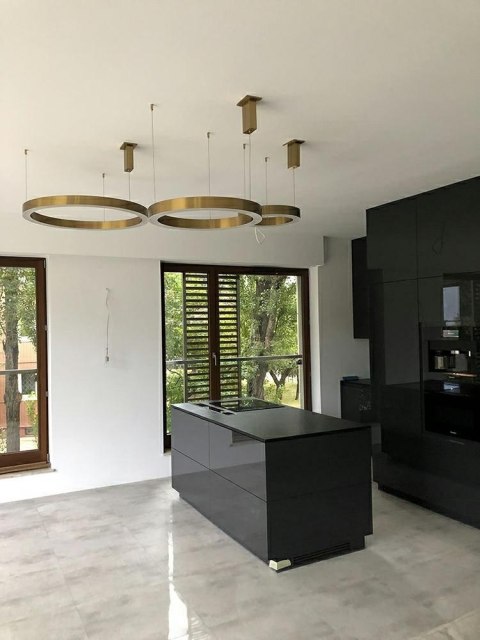 Moosee MOOSEE lampa wisząca RING 100 złota