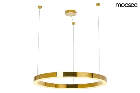 Moosee MOOSEE lampa wisząca RING LUXURY 90 złota