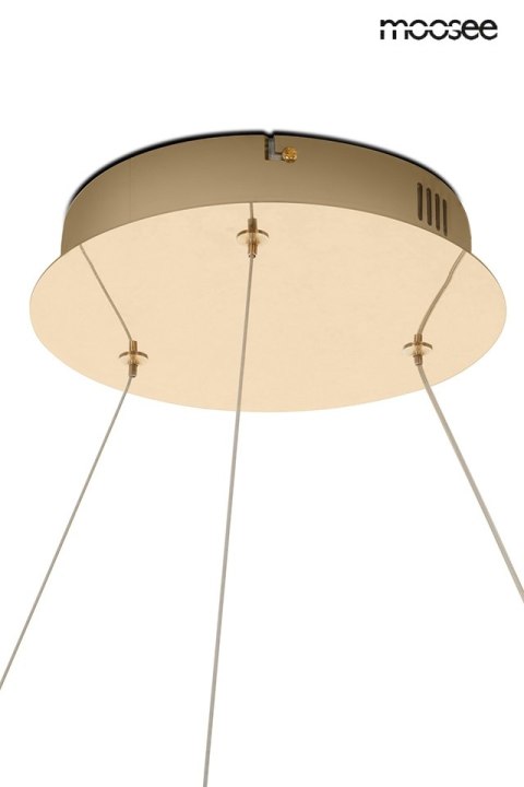 Moosee MOOSEE lampa wisząca RING SLIM 80 złota