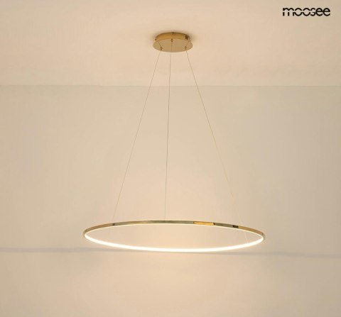 Moosee MOOSEE lampa wisząca RING SLIM 80 złota