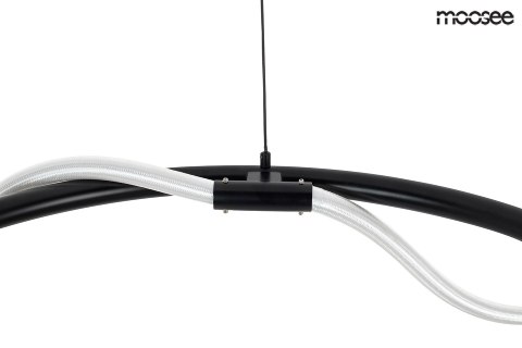 Moosee MOOSEE lampa wisząca SERPIENTE 60 czarna