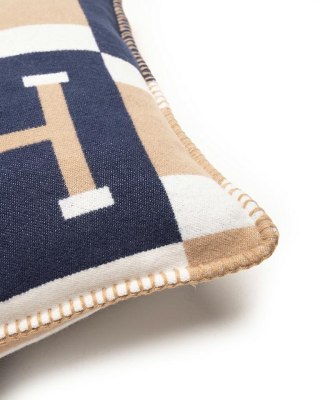 King Home Poduszka dekoracyjna SHP PARIS HOME granatowa / brązowa