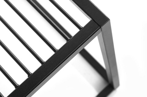 King Home Stolik GALLER dąb - gazetnik, MDF, metal