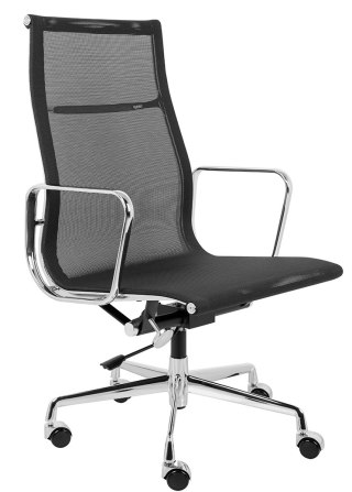 King Home Fotel biurowy AERON PREMIUM chrom - siatka, aluminium