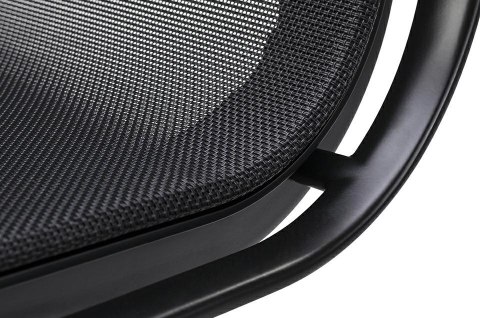 King Home Fotel biurowy AERON PREMIUM czarny - siatka, aluminium