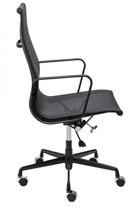 King Home Fotel biurowy AERON PREMIUM czarny - siatka, aluminium