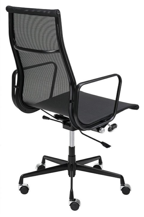King Home Fotel biurowy AERON PREMIUM czarny - siatka, aluminium