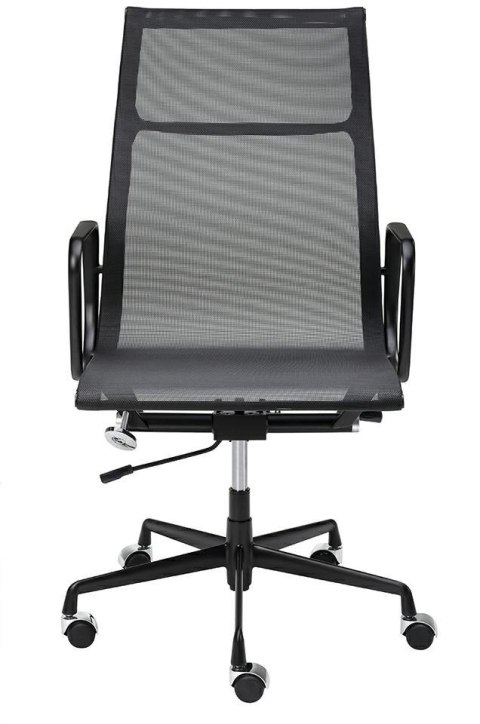 King Home Fotel biurowy AERON PREMIUM czarny - siatka, aluminium