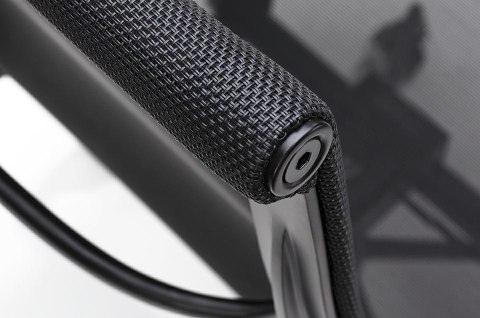 King Home Fotel biurowy AERON PREMIUM czarny - siatka, aluminium