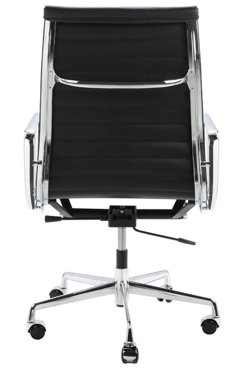 King Home Fotel biurowy AERON PRESTIGE PLUS chrom - skóra naturalna, aluminium