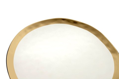 Kare Design KARE talerz BELL 31 cm biało-złoty