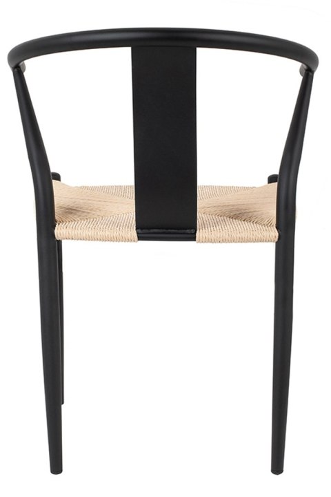 King Home Krzesło WISHBONE METAL naturalne