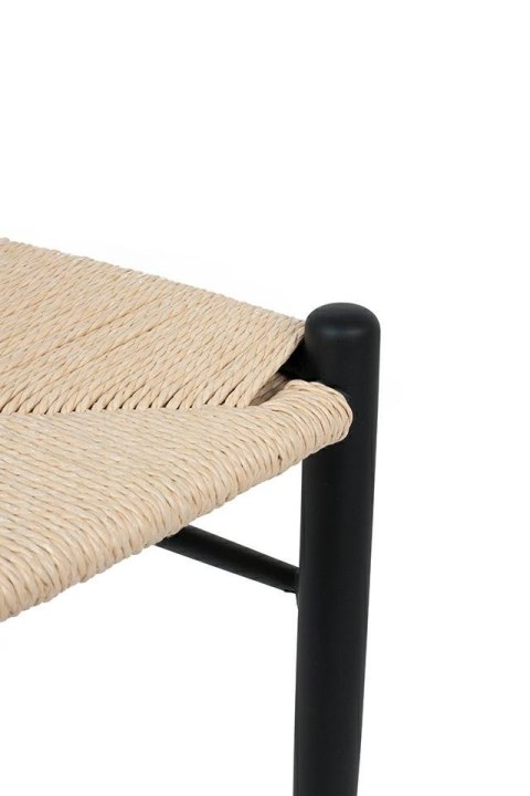 King Home Krzesło WISHBONE METAL naturalne