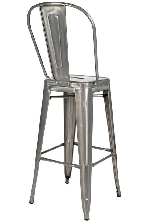 King Home Krzesło barowe TOWER BIG BACK 76 (Paris) metal