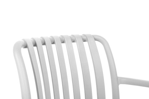 Modesto Design MODESTO krzesło STRIPS ARM białe