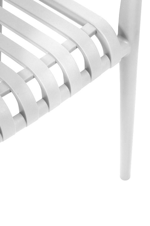 Modesto Design MODESTO krzesło STRIPS ARM białe