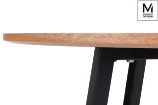Modesto Design MODESTO stół TAVOLO FI 80 dąb - blat MDF, podstawa metalowa