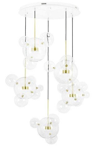 Moosee MOOSEE Lampa wisząca CAPRI DISC 5 złota