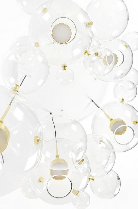 Moosee MOOSEE Lampa wisząca CAPRI DISC 5 złota