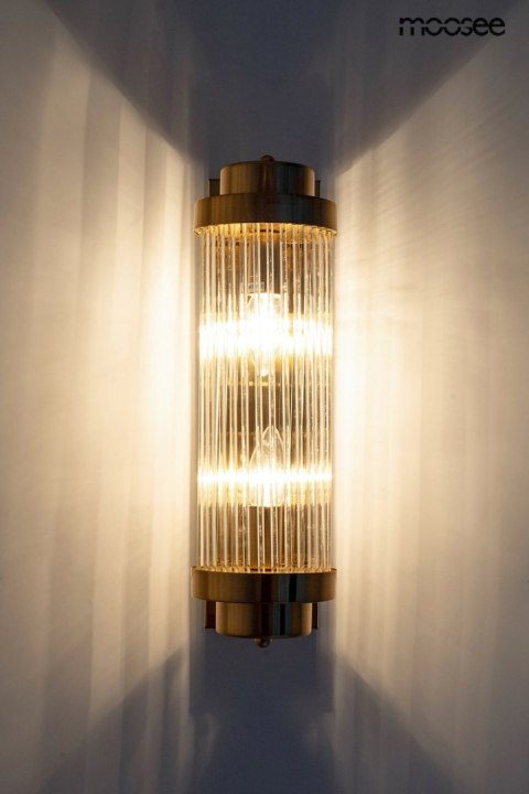Moosee MOOSEE lampa ścienna COLUMN 40 złota