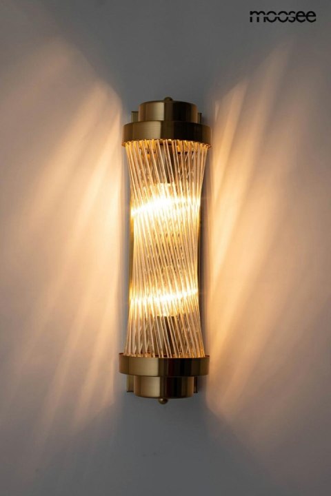 Moosee MOOSEE lampa ścienna COLUMN 40 złota