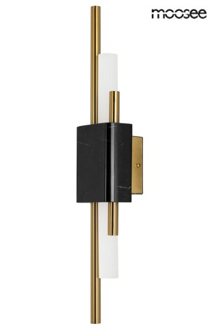 Moosee MOOSEE lampa ścienna EVANS czarna / złota
