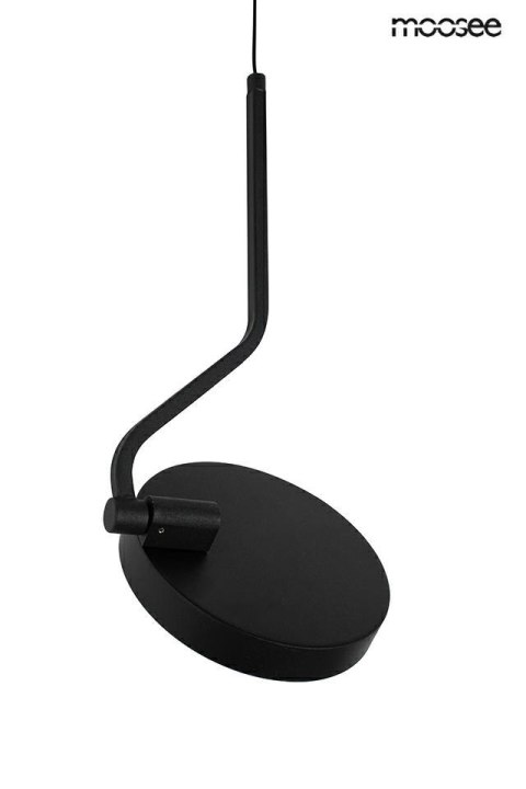 Moosee MOOSEE lampa ścienna FLAT 3 czarna
