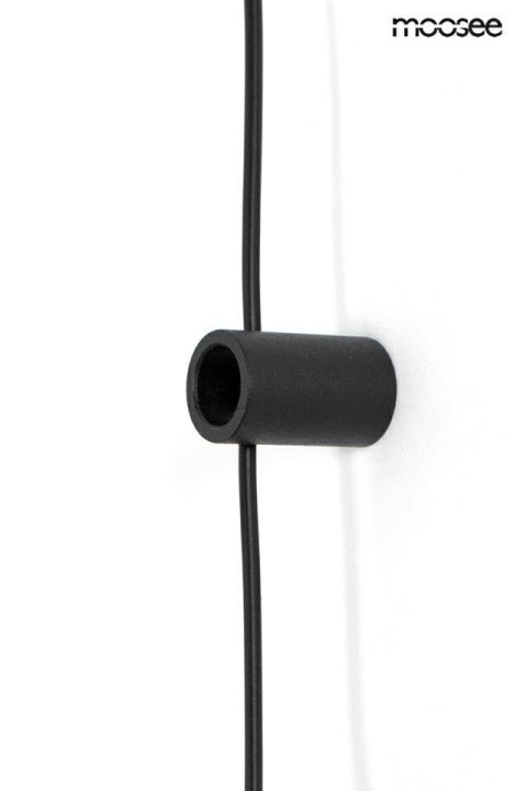 Moosee MOOSEE lampa ścienna FLAT 3 czarna