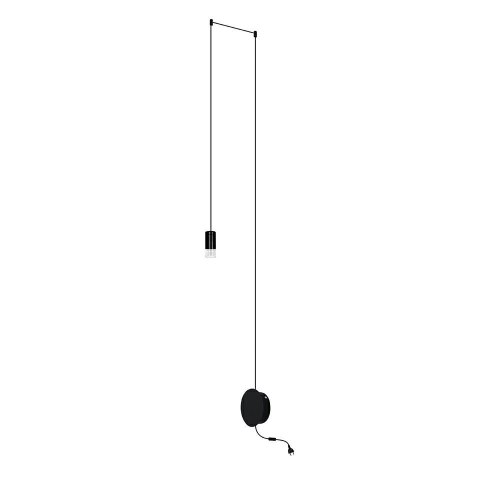 Moosee MOOSEE lampa ścienna FLUSSO WALL czarna
