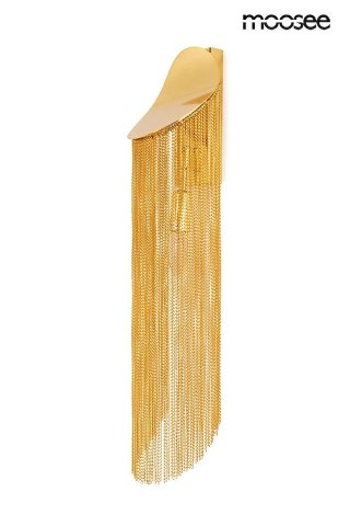 Moosee MOOSEE lampa ścienna LAMBADA łańcuszki złota