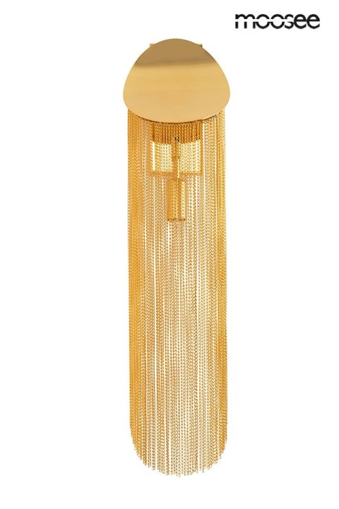 Moosee MOOSEE lampa ścienna LAMBADA łańcuszki złota