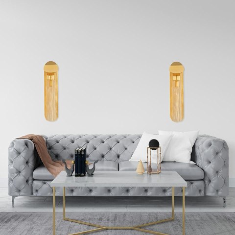 Moosee MOOSEE lampa ścienna LAMBADA łańcuszki złota