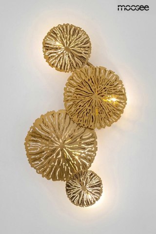 Moosee MOOSEE lampa ścienna LIRIO 4 złota