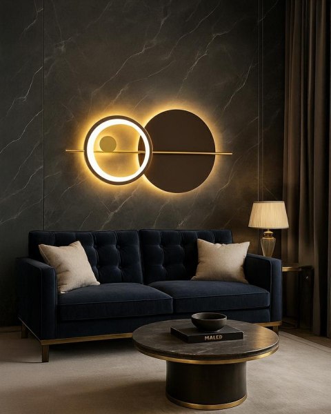 Moosee MOOSEE lampa ścienna MOONS złota